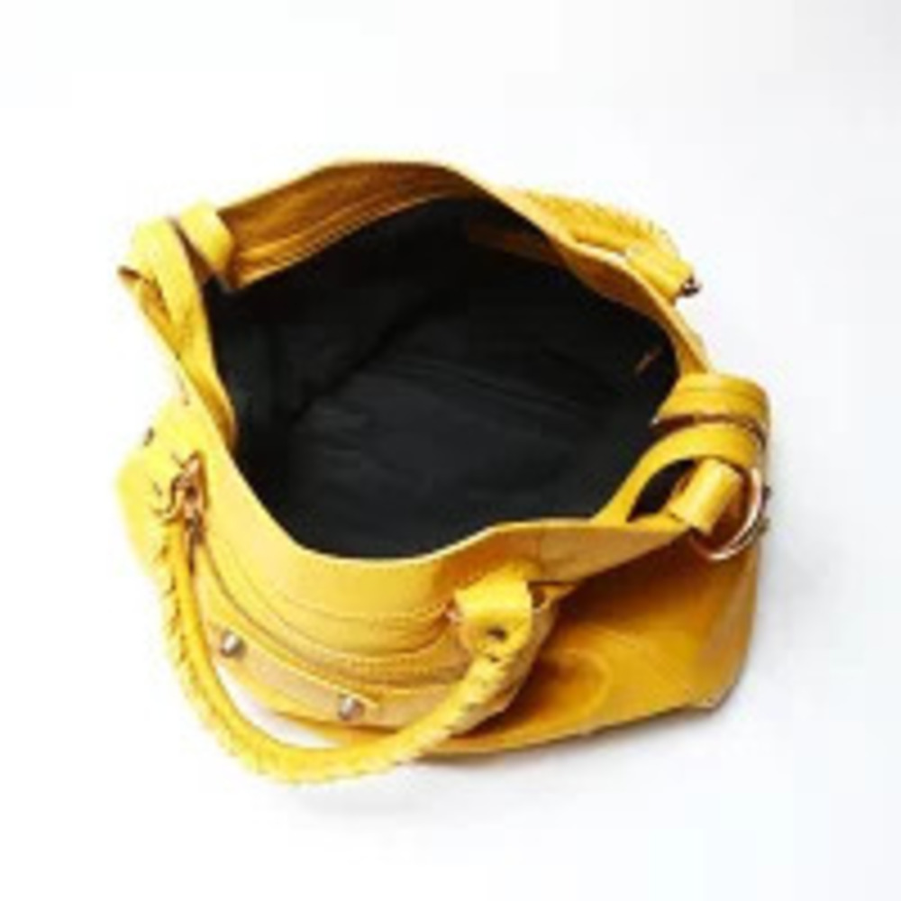Balenciaga Vero Shoulder Pink Bag Yellow - Picture 12 of 13